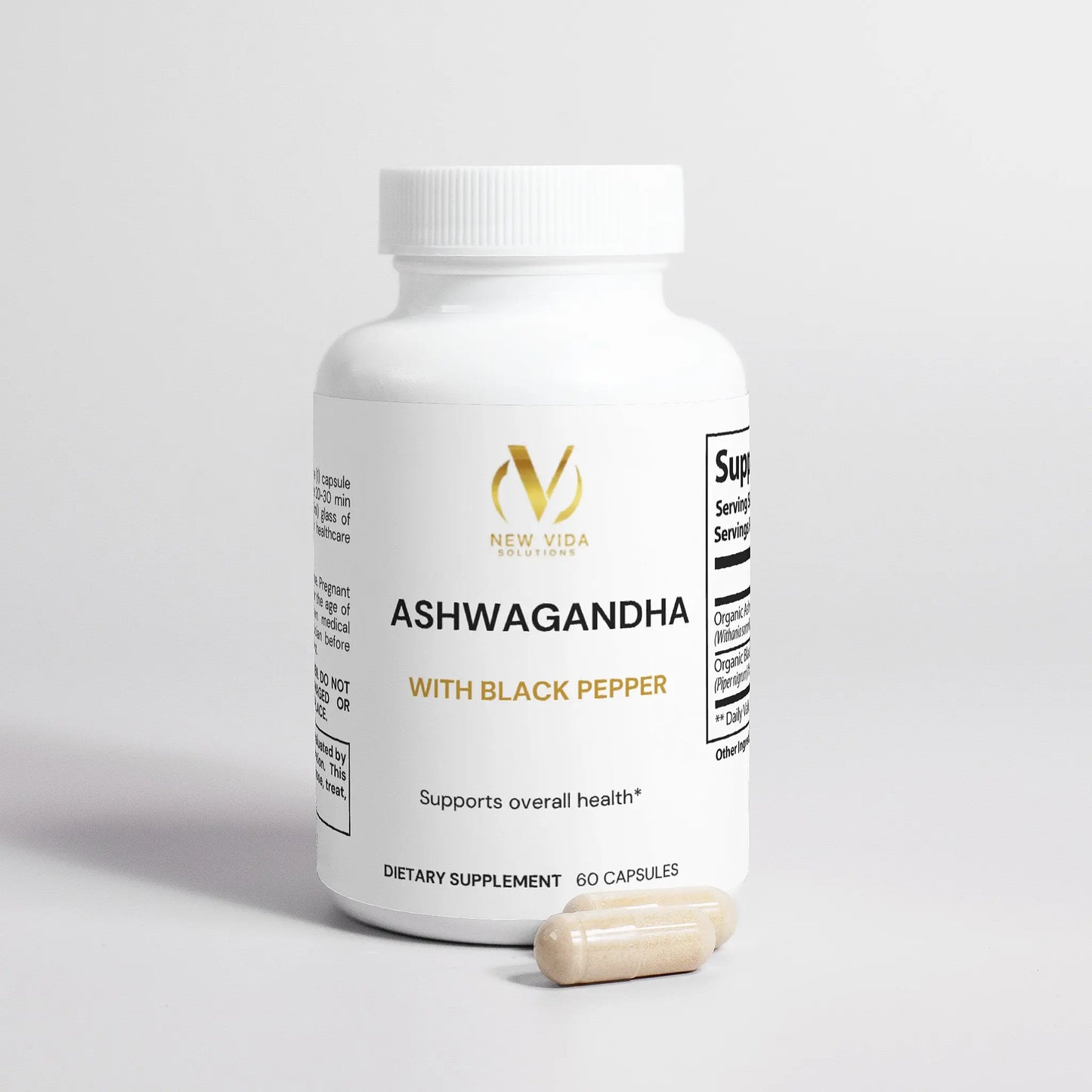 Organic Ashwagandha New Vida Solutions