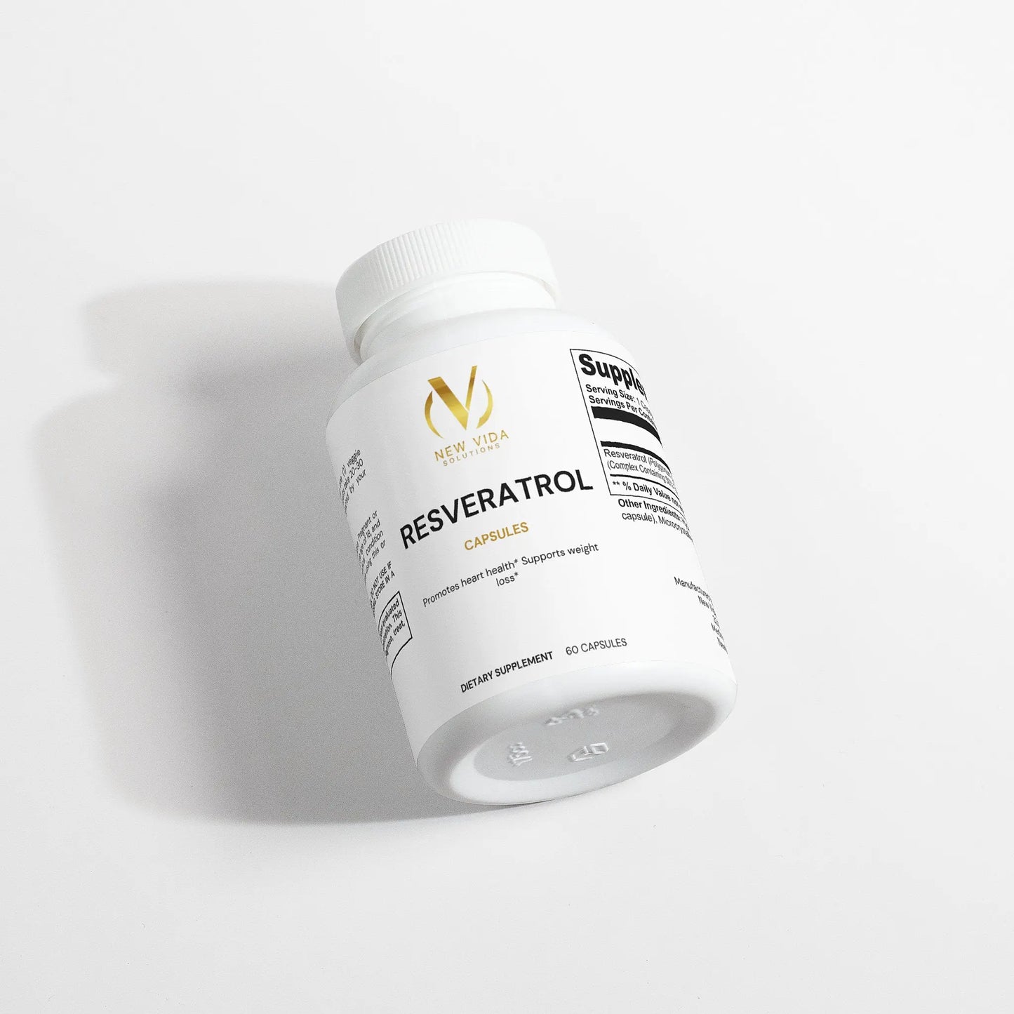 Resveratrol 50% 600mg New Vida Solutions