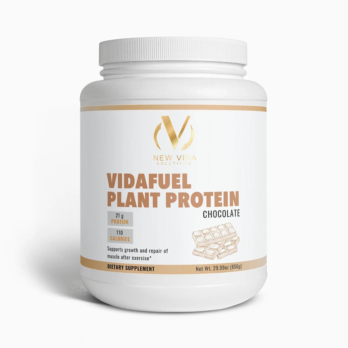 VidaFuel Plant Protein Elite Chocolate New Vida Solutions