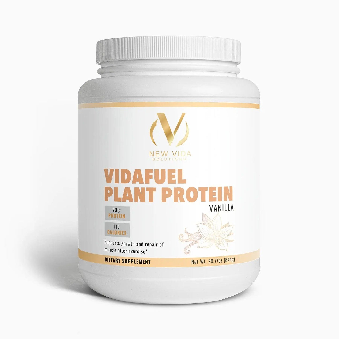 VidaFuel Plant Protein (Vanilla) New Vida Solutions