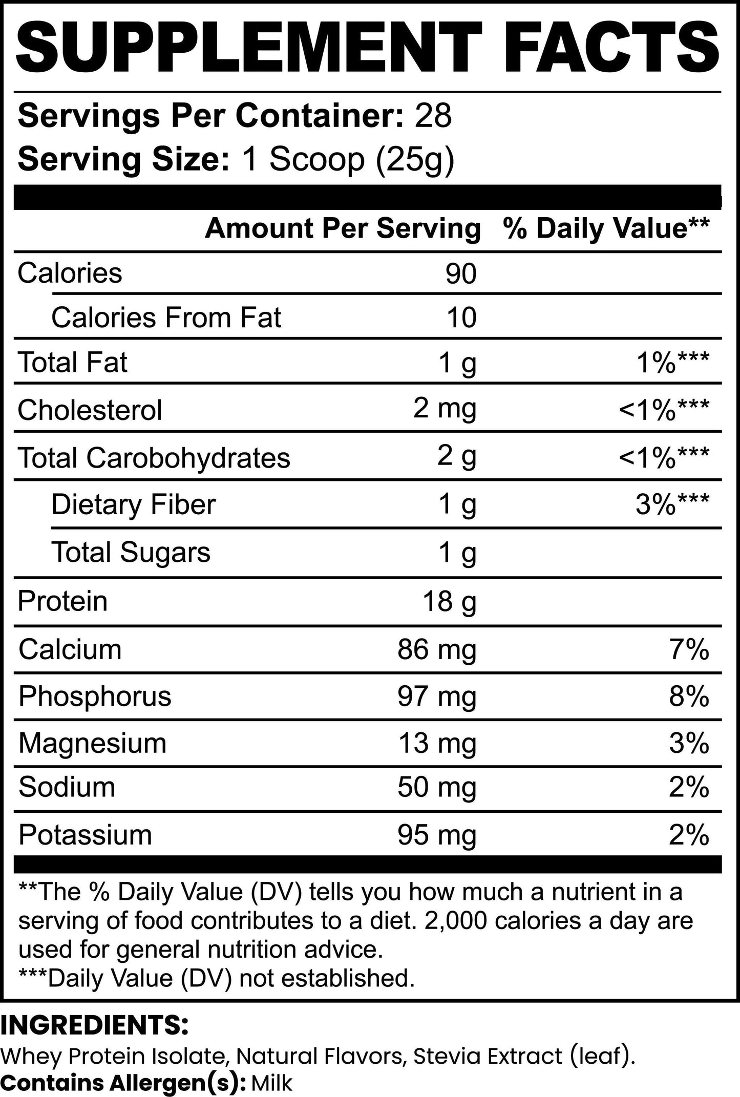 Pure3 100% Whey Protein Isolate (Chocolate) New Vida Solutions