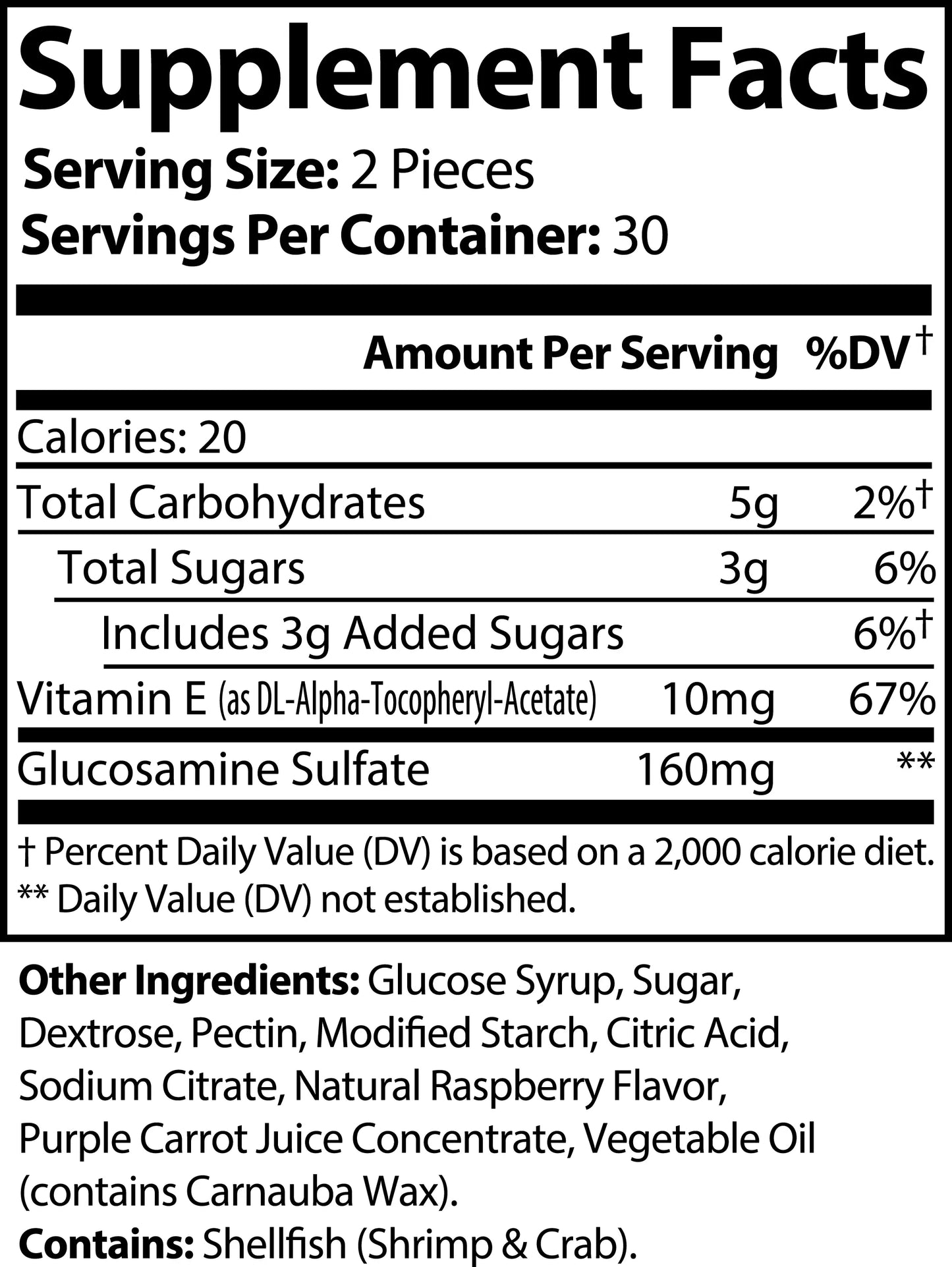Joint Support Gummies (Adult) New Vida Solutions