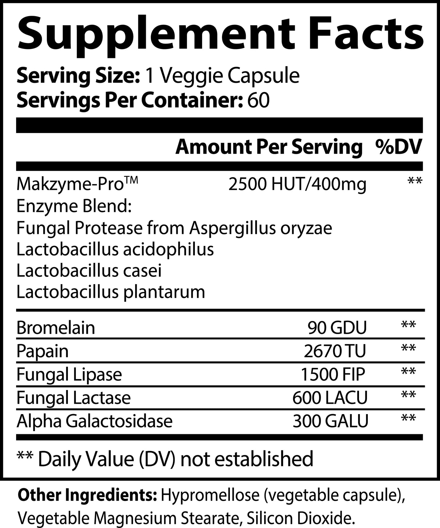 Digestive Enzyme Pro Blend New Vida Solutions