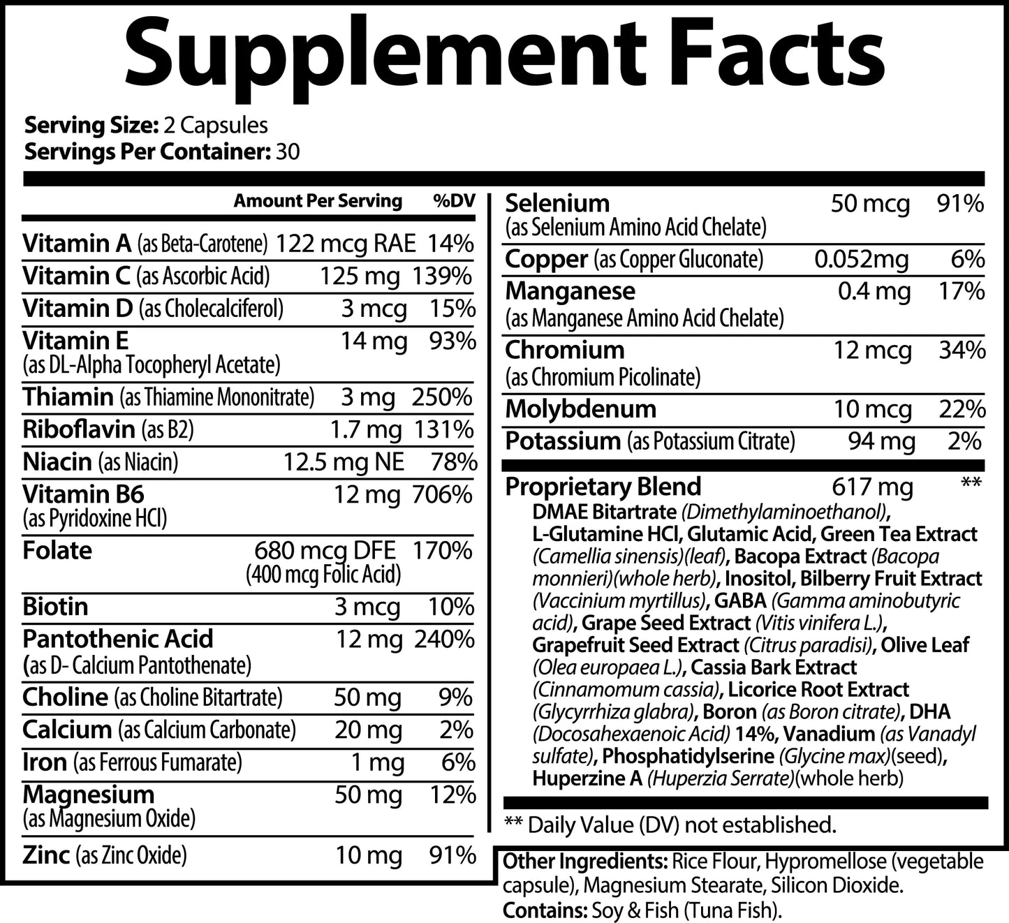 Brain and Focus Formula New Vida Solutions