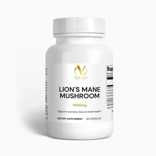 Organic Lion's Mane Mushroom New Vida Solutions!