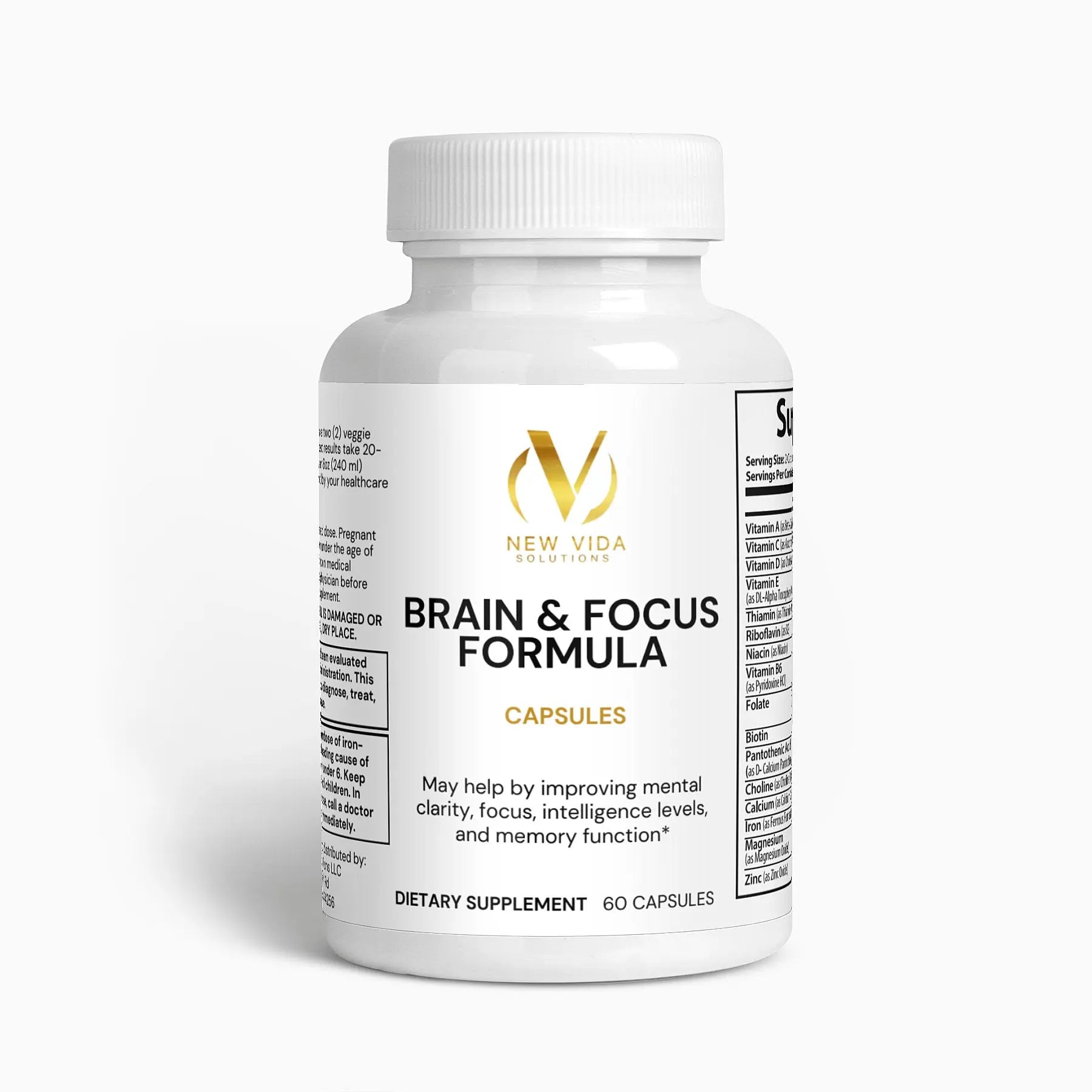 Brain & Focus Formula New Vida Solutions!