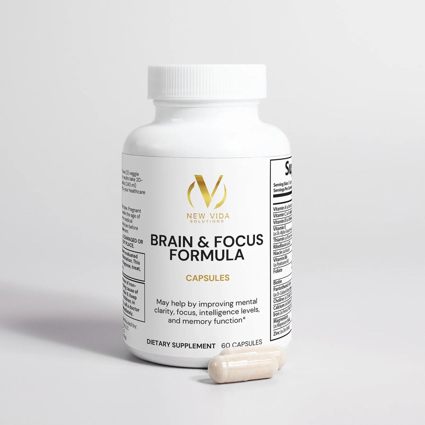 Brain & Focus Formula New Vida Solutions!