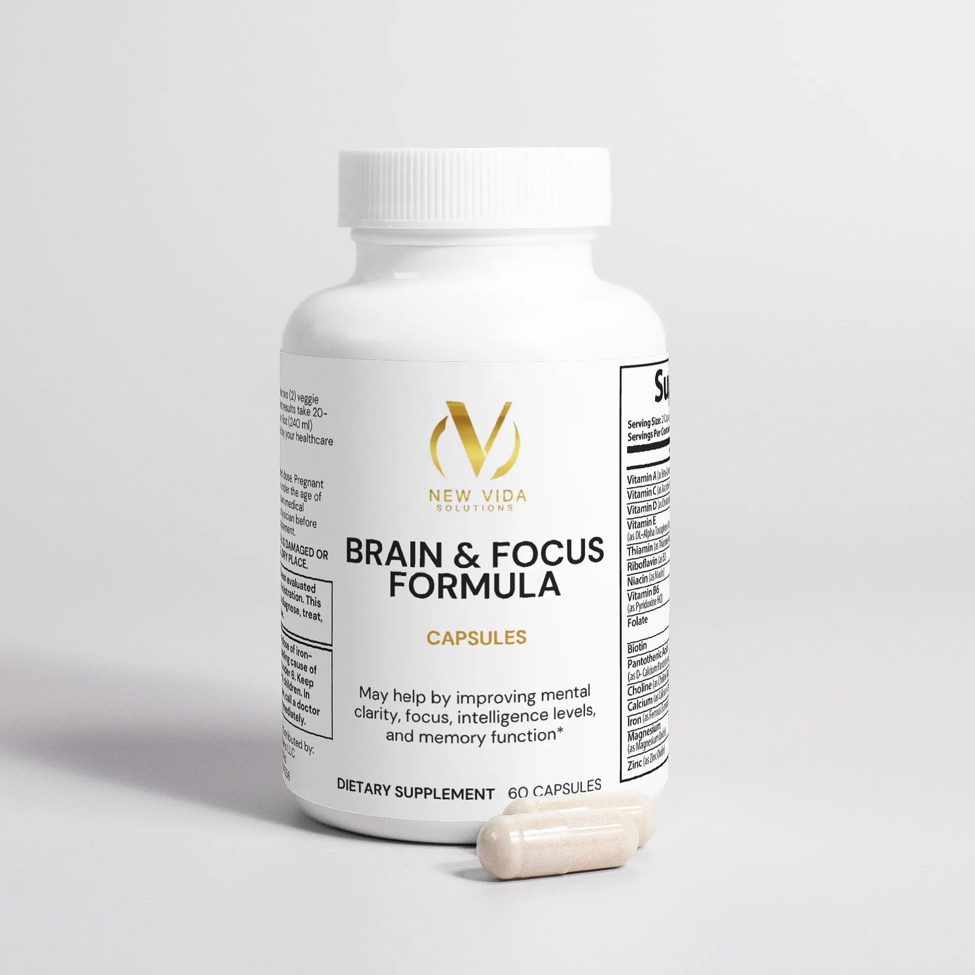 Brain and Focus Formula New Vida Solutions