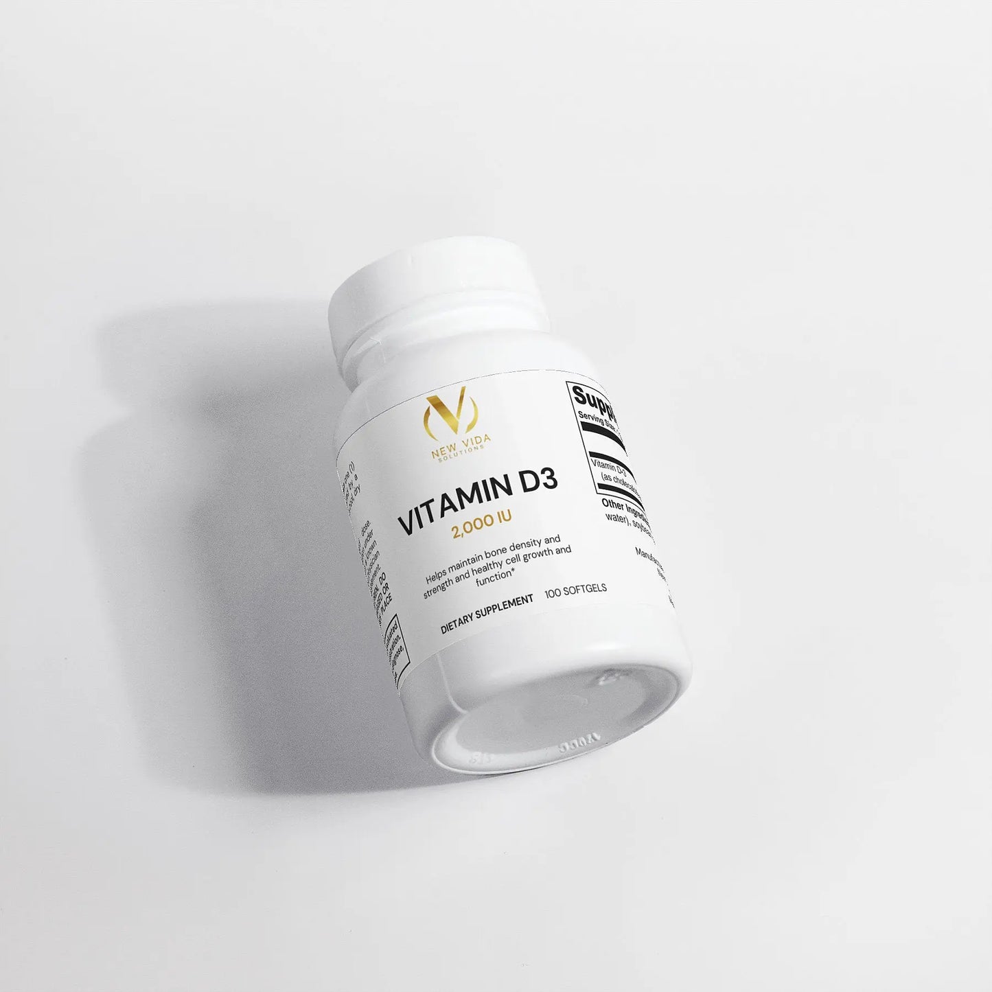 Vitamin D3 2,000 IU New Vida Solutions!