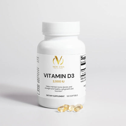 Vitamin D3 2,000 IU New Vida Solutions!