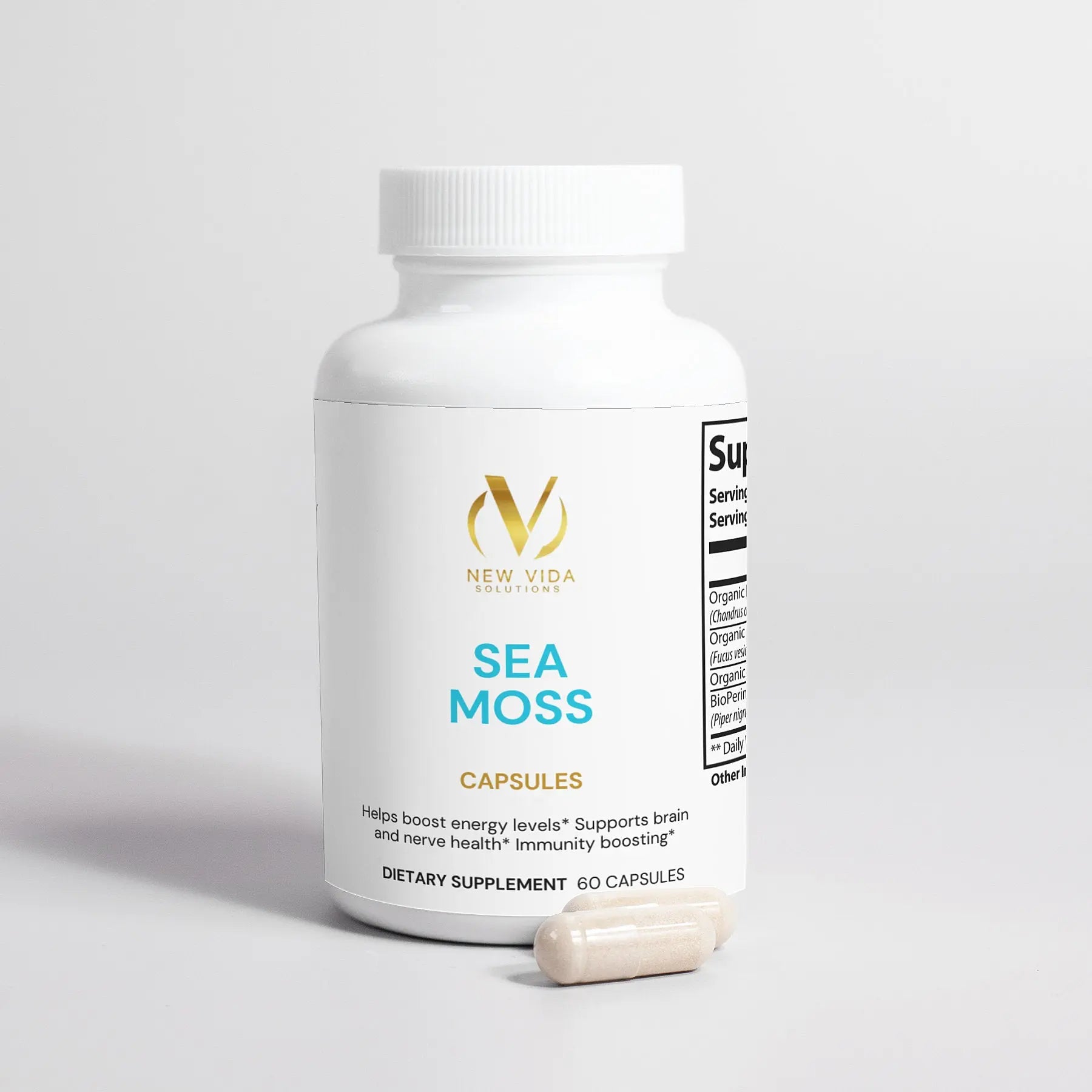 Organic Irish Sea Moss New Vida Solutions!