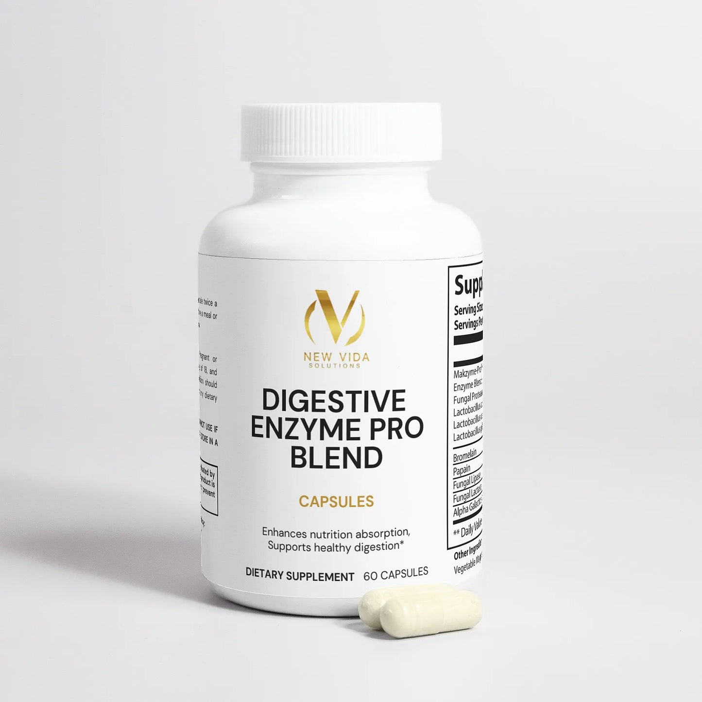 Digestive Enzyme Pro Blend New Vida Solutions!