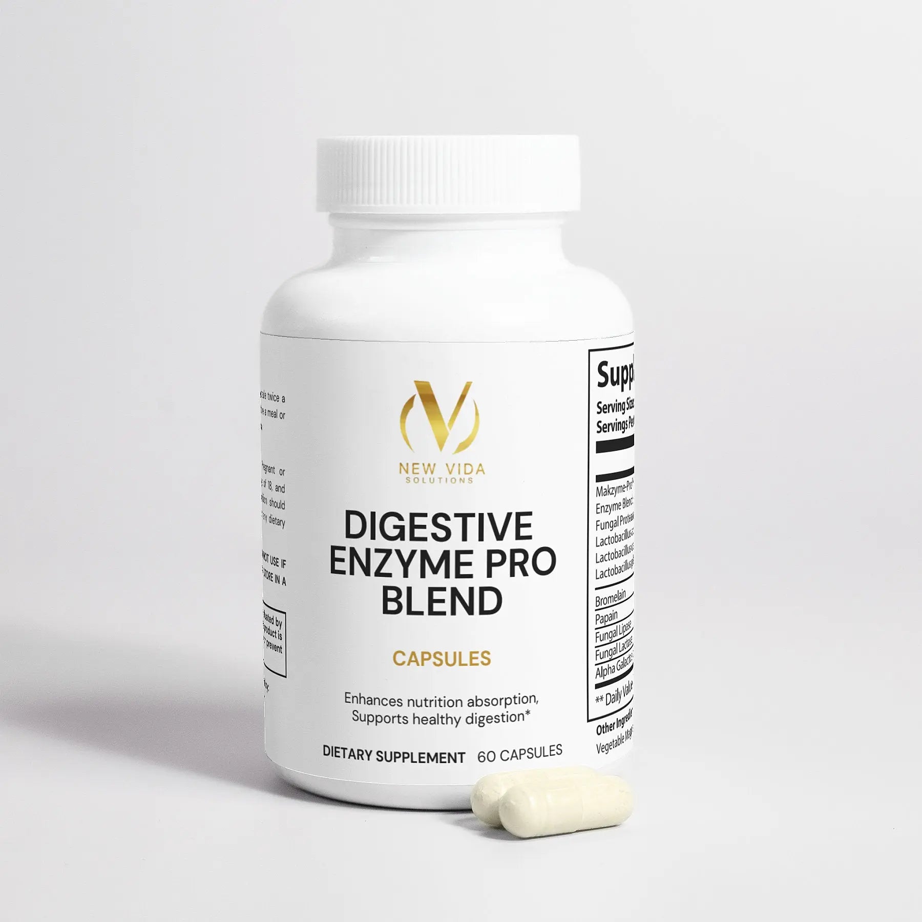 Digestive Enzyme Pro Blend New Vida Solutions!