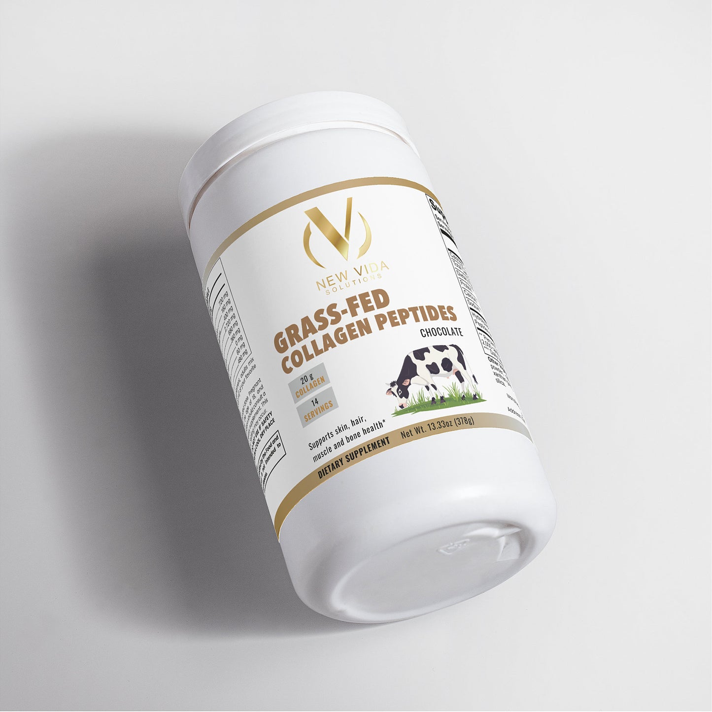 Grass-Fed Collagen Peptides Powder (Chocolate)