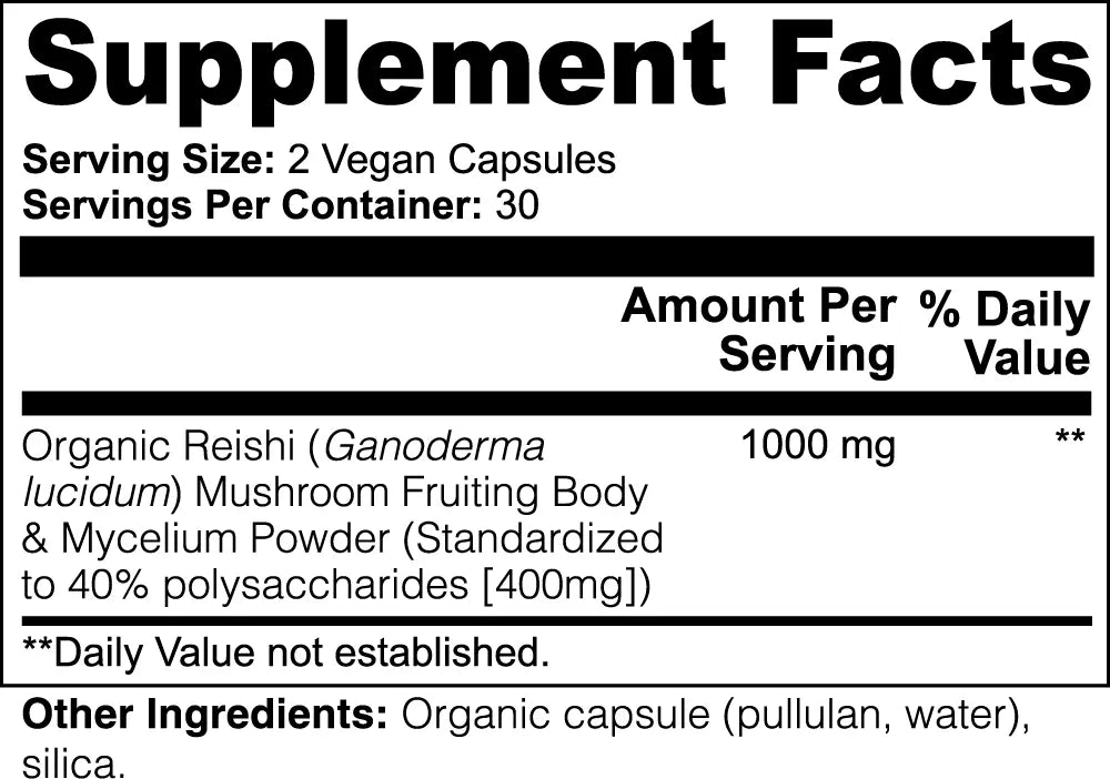 Organic Reishi Mushroom New Vida Solutions!