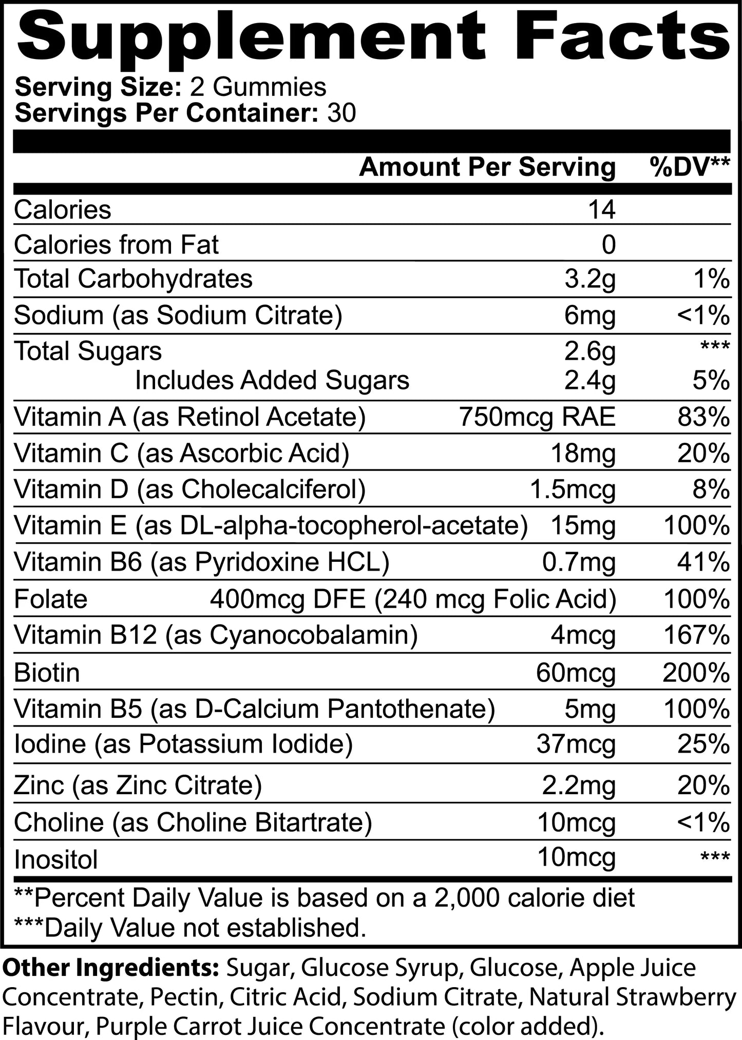 Multivitamin Bear Gummies (Adult) New Vida Solutions!