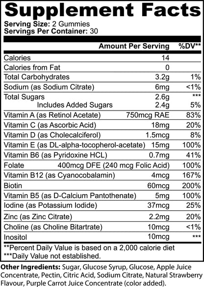 Multivitamin Bear Gummies (Adult) New Vida Solutions!