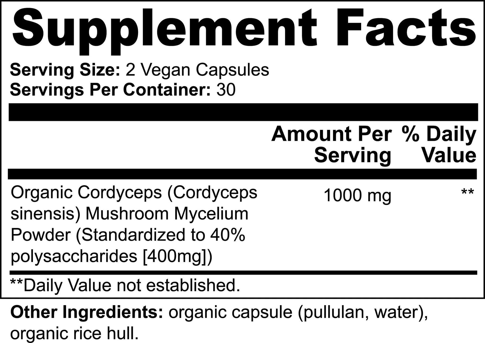 Organic Cordyceps - New Vida Solutions