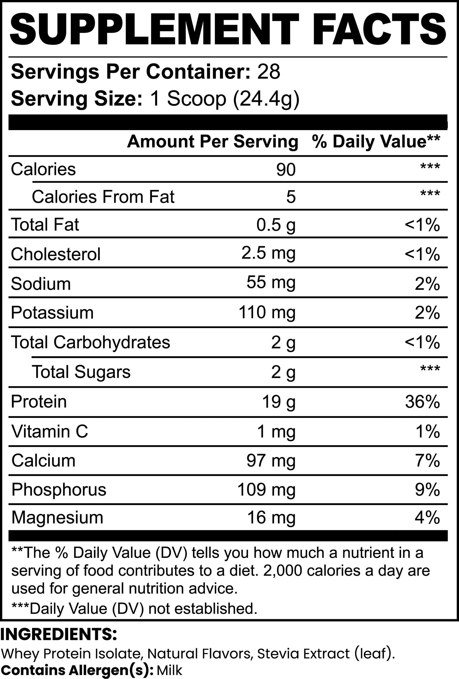 Pure3 100% Whey Protein Isolate (Vanilla) - Only The Best Essentials New Vida Solutions
